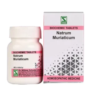 Natrum Muriaticum Bio Chemic 3X and 6X tablets Natrum Muriaticum tissue salt tablets Natrum Muriaticum biochemic tablets for balance
