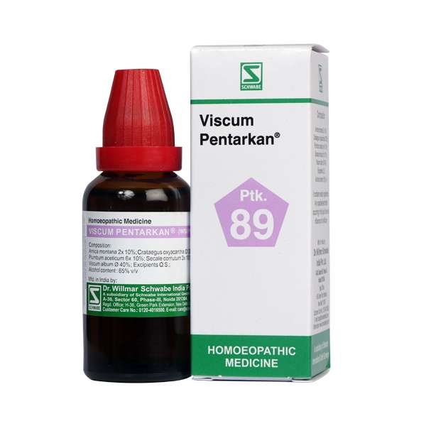 Schwabe Viscum Pentarkan - Homeopathic medicine for high blood pressure