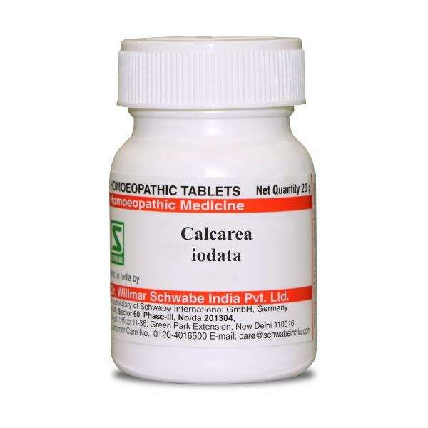 Calcarea Iodata trituration tablet for natural homeopathic healing
