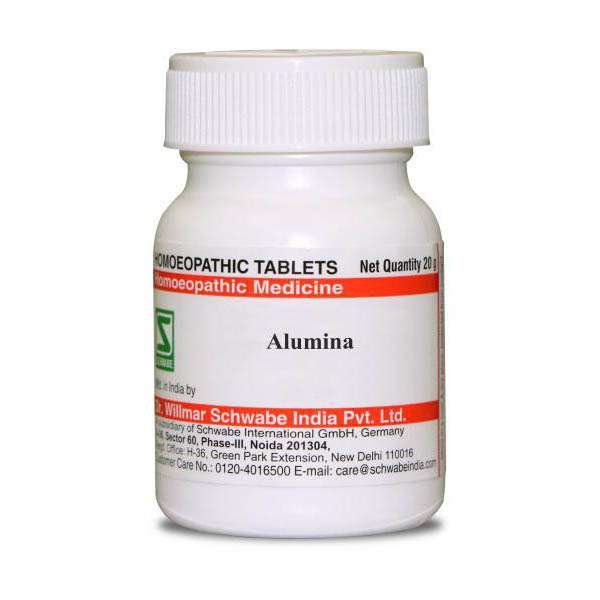 Alumina trituration tablet for natural homeopathic healing