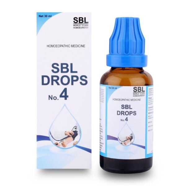 SBL Drops No. 4 SBL homeopathic medicine Canada