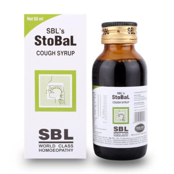 Stobal Cough Syrup SBL homeopathic medicine Canada